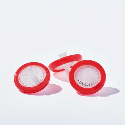 kwaliteit  Non Sterile Hydrophilic Disc Filter HPLC Certified PTFE Syringe Filters 0.22 Micron fabriek