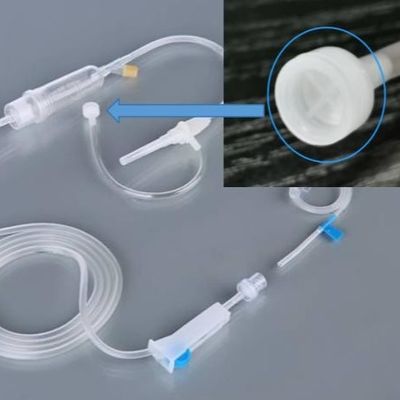 Hydrofobisch glasvezelmembraan voor medische luchtventilatie in IV-infusiesets